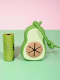 Cute Avocado Shaped Dog Waste Bag Dispenser