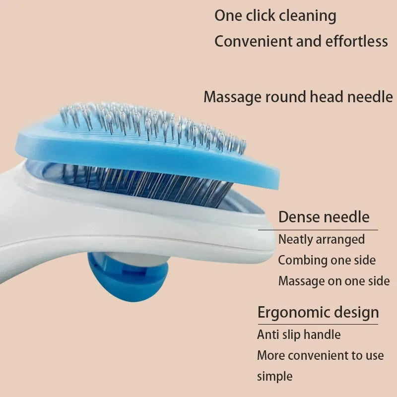 FurEase - Pet Grooming Brush & Hair Remover for Dogs, Cats, and Puppies