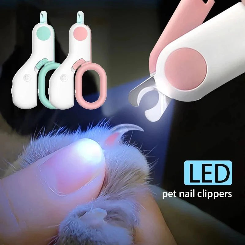 GlowTrim - LED Light Cat & Dog Nail Clipper.