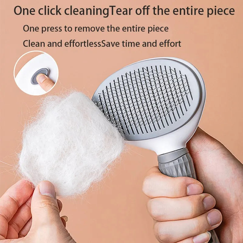 FurEase - Pet Grooming Brush & Hair Remover for Dogs, Cats, and Puppies