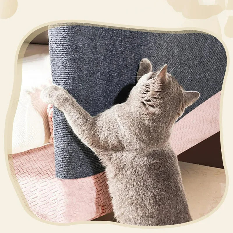 PawSational Scratcher - Self-Adhesive Cat Scratching Mat & Sofa Protector