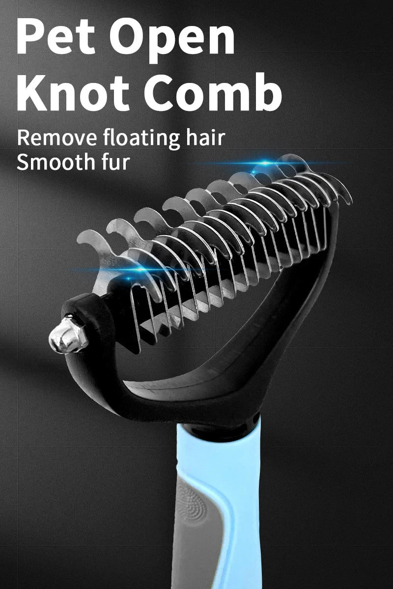 FurMaster - Pet Hair Removal & Dematting Comb for Dogs and Cats