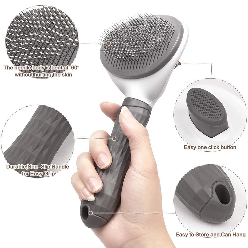 FurFresh Self-Cleaning Comb