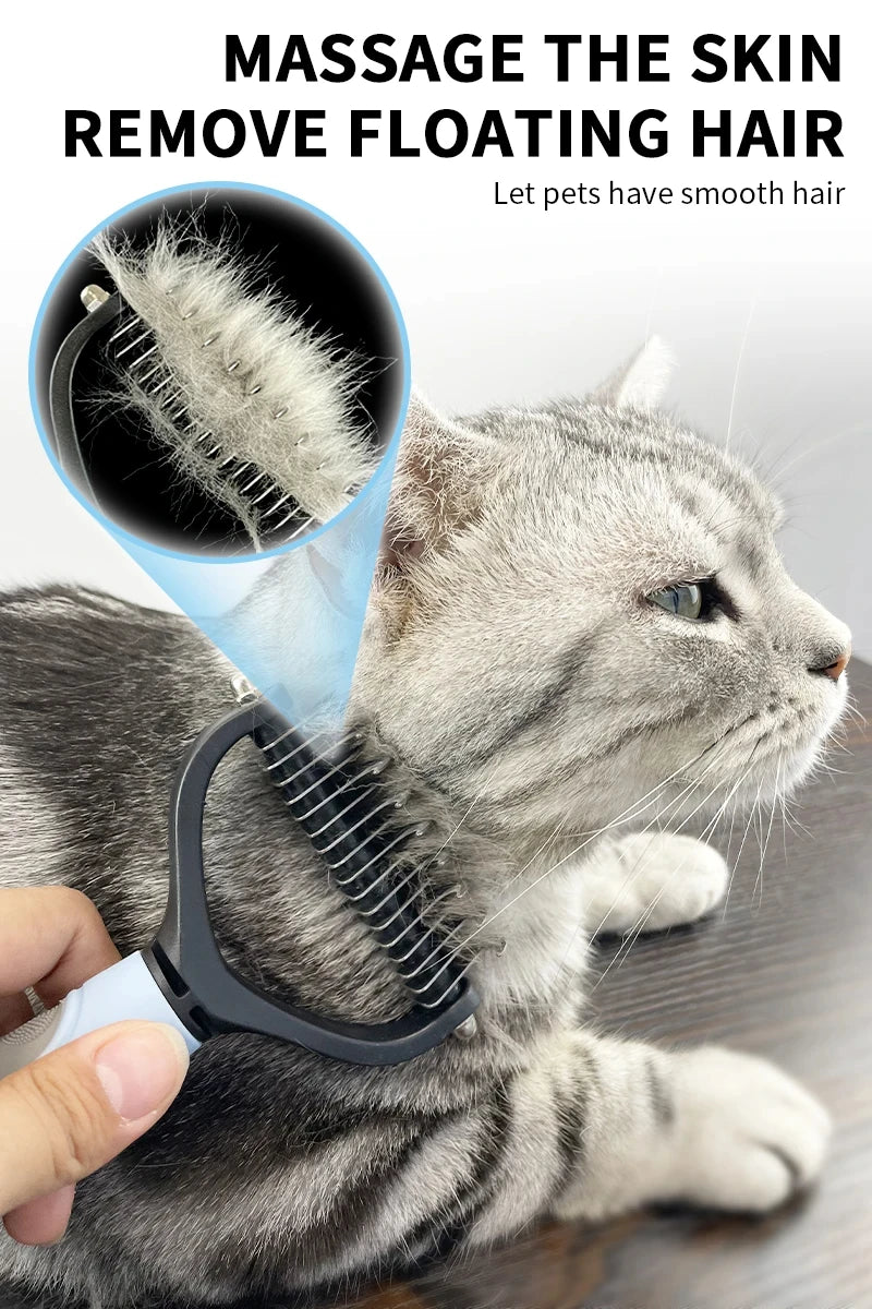 FurMaster - Pet Hair Removal & Dematting Comb for Dogs and Cats