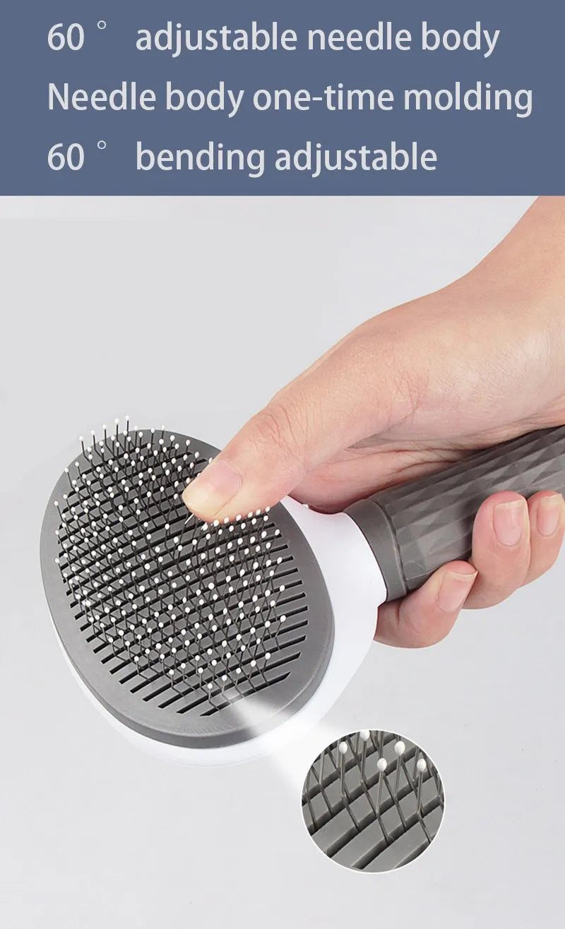 FurEase - Pet Grooming Brush & Hair Remover for Dogs, Cats, and Puppies