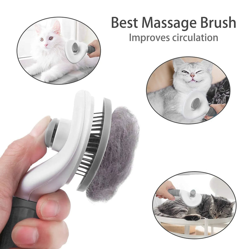 FurFresh Self-Cleaning Comb