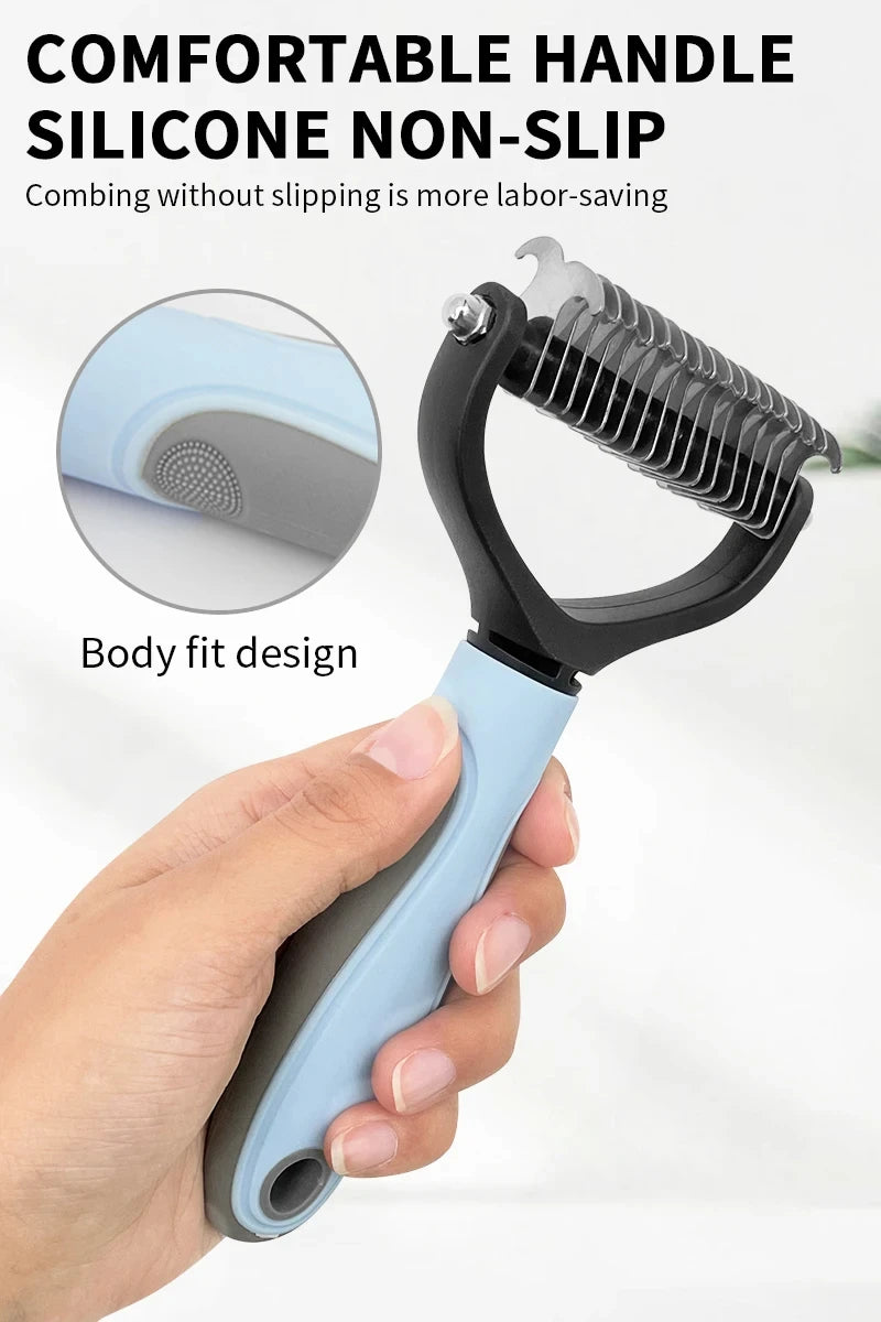 FurMaster - Pet Hair Removal & Dematting Comb for Dogs and Cats