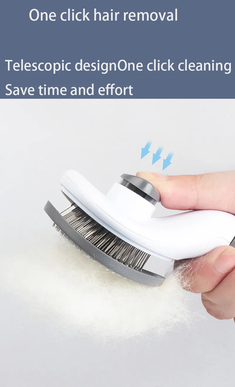 FurEase - Pet Grooming Brush & Hair Remover for Dogs, Cats, and Puppies